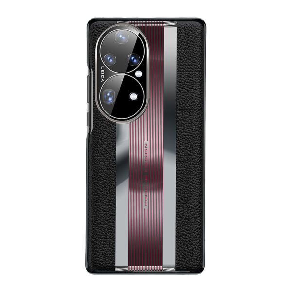 Huawei P Serie Huawei p50 pro Handyhülle Geschäft Leder Leder