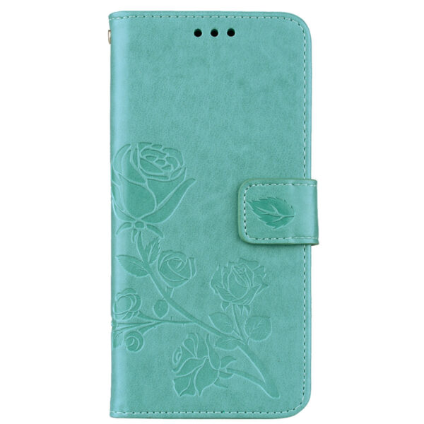 Huawei P Serie Rose geprägt Huawei P10 Lite Handyhülle Leder Mode – Bild 4