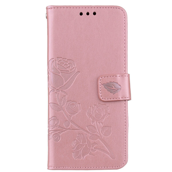 Huawei P Serie Rose geprägt Huawei P10 Lite Handyhülle Leder Mode – Bild 3