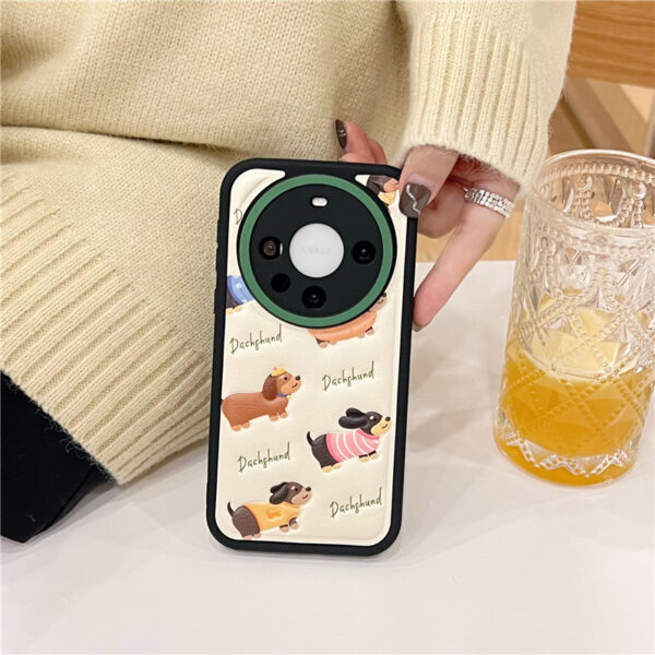 Huawei P Serie TPU Huawei P60 Mode Handyhülle Hund – Bild 2