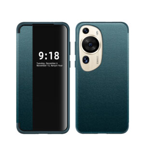 Huawei P Serie Handyhülle TPU + PU Mode Einfarbig Huawei P60 Art