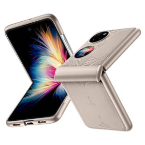 Huawei P Serie Einfarbig PU Mode Handyhülle Huawei P50 Pocket
