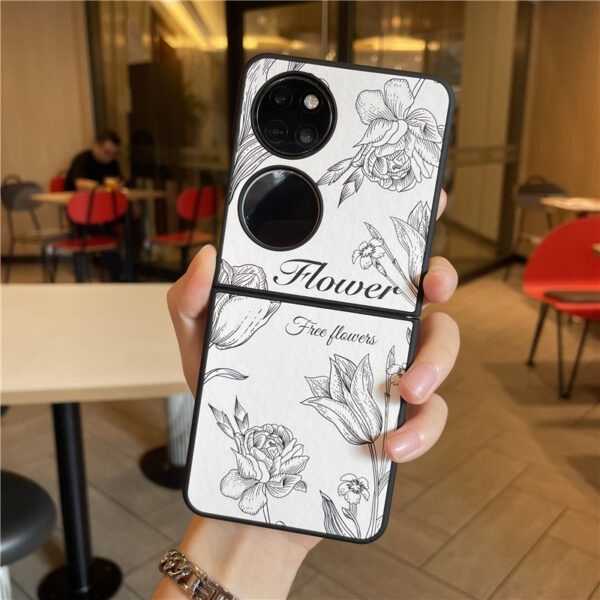 Huawei P Serie Mode Huawei P50 Pocket Pikachu Handyhülle PU – Bild 13