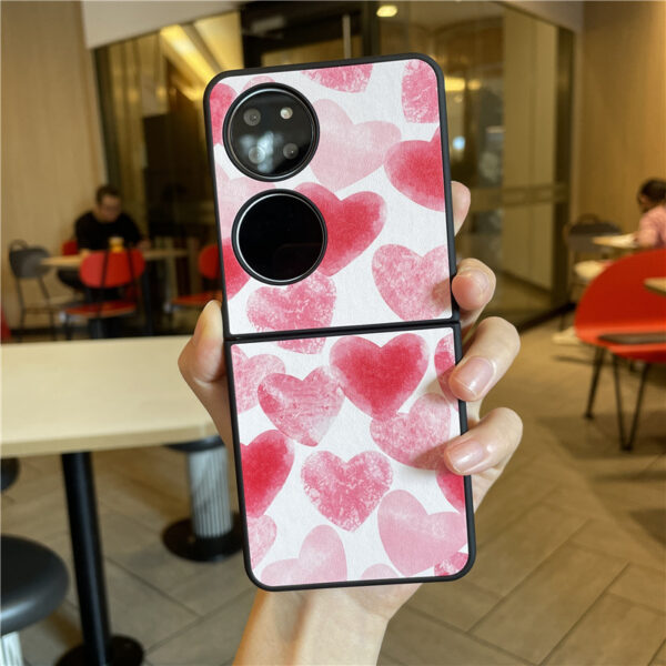Huawei P Serie Mode Huawei P50 Pocket Pikachu Handyhülle PU – Bild 14