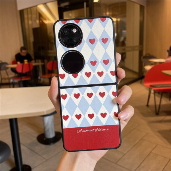 Huawei P Serie Mode Huawei P50 Pocket Pikachu Handyhülle PU – Bild 17