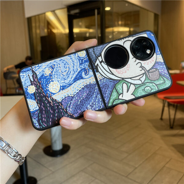 Huawei P Serie Mode Huawei P50 Pocket Pikachu Handyhülle PU – Bild 8