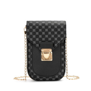 Feytti Handytasche PU Geometrischer Druck Universal Jahrgang