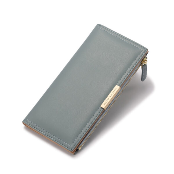 Feytti Geldbörsen und Taschen Universal PU Mode Einfarbig Geldbörse – Bild 4