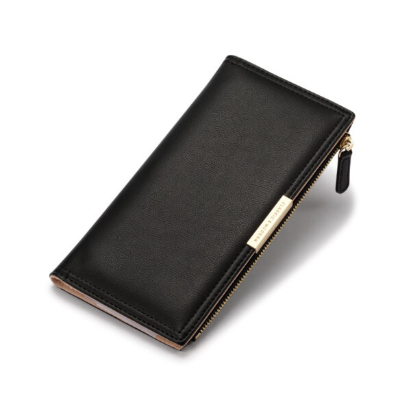 Feytti Geldbörsen und Taschen Universal PU Mode Einfarbig Geldbörse – Bild 5